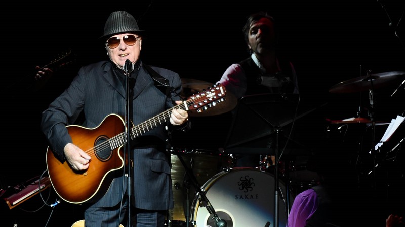 o cantor e compositor Van Morrison durante show em 2015