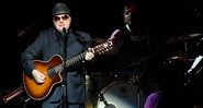 o cantor e compositor Van Morrison durante show em 2015 - Rex Features/AP