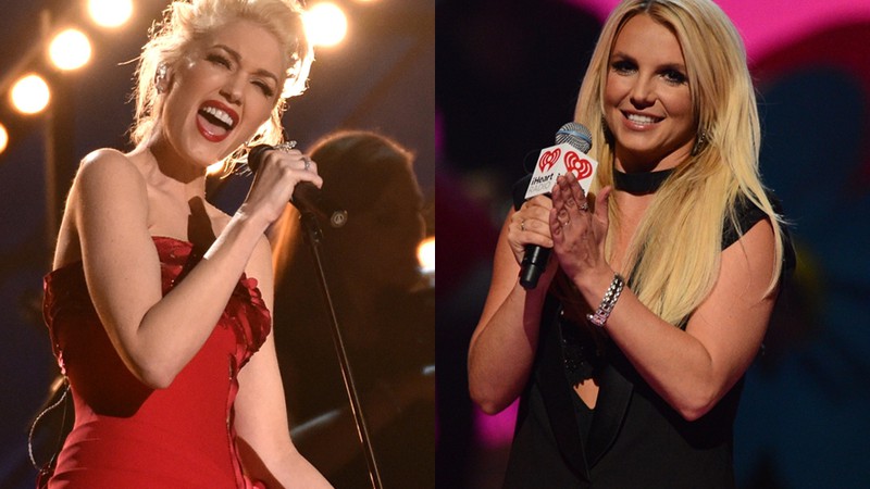 As cantoras Gwen Stefani e Britney Spears