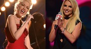 As cantoras Gwen Stefani e Britney Spears - AP