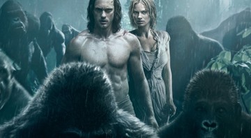 Alexander Skarsgård (Tarzan) e Margot Robbie (Jane) em A Lenda de Tarzan - Reprodução