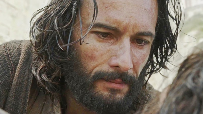 Rodrigo Santoro dando vida a Jesus Cristo no filme Ben-Hur (2016)