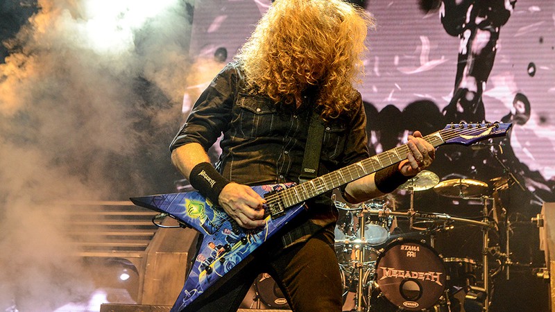 Dave Mustaine, vocalista e guitarrista do Megadeth