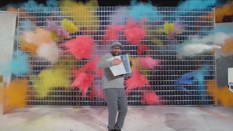 Cena do clipe de "The One Moment", do OK Go - Reprodução