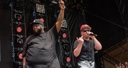 El-P e Killer Mike durante show do Run the Jewels nos Estados Unidos, em 2016 - Rex Features/AP