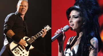 James Hetfield, frontman do Metallica, inspirou-se em Amy Winehouse para escrever “Moth Into The Flame”
 - Jorge Saenz/AP