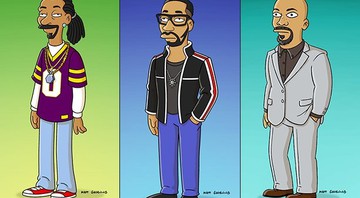 Snoop Dogg, RZA e Common em Os Simpsons - Reprodução/Entertainment Weekly