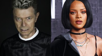 David Bowie e Rihanna - Reprodução/AP