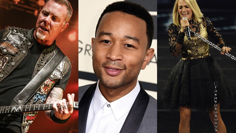 Metallica, John Legend e Carrie Underwood são algumas das apresentações do Grammy 2017