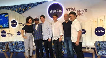 Jorge Ben Jor, Skank e Céu no evento de anúncio da sexta edição do projeto Nivea Viva - Julia de Camillo