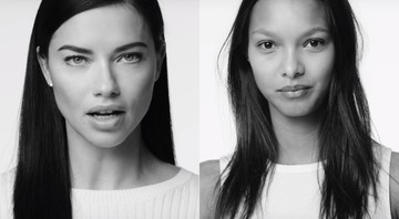 As modelos Adriana Lima e Lais Ribeiro, em vídeo contra a política de imigração do presidente norte-americano Donald Trump - Reprodução
