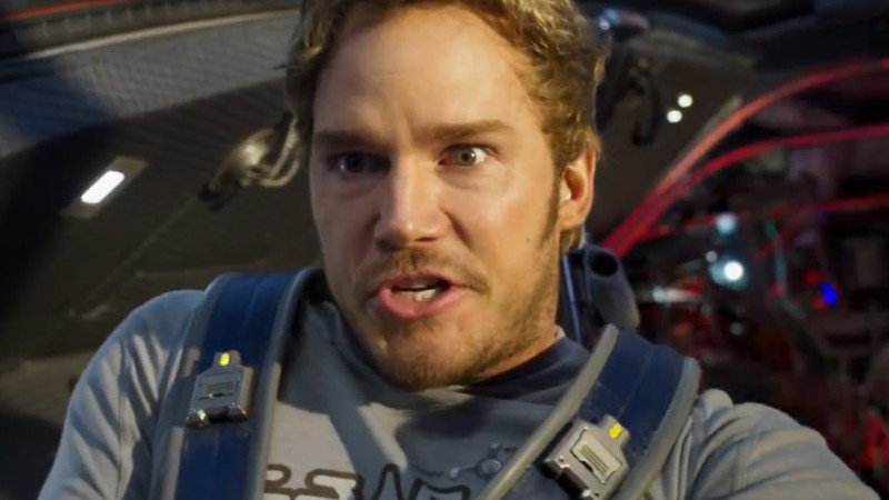 Chris Pratt em Guardiões da Galáxia Vol. 2