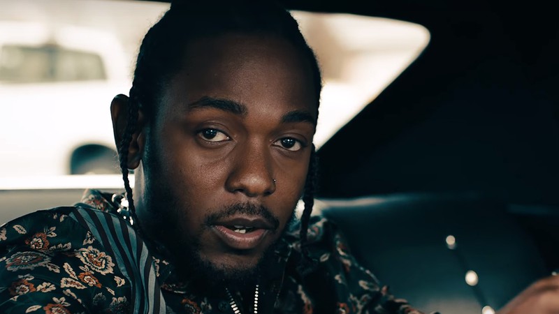 Kendrick Lamar no clipe de "Humble"
