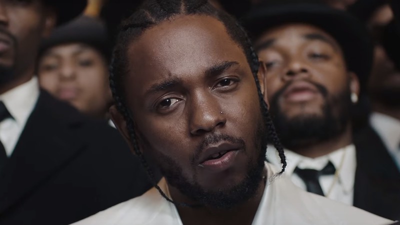 Kendrick Lamar no clipe de "Humble"