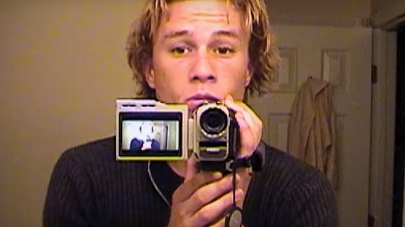 Heath Ledger em gravação caseira no trailer de I Am Heath Ledger