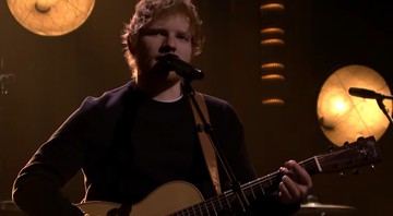 Ed Sheeran em apresentação no programa The Tonight Show - Reprodução/Youtube