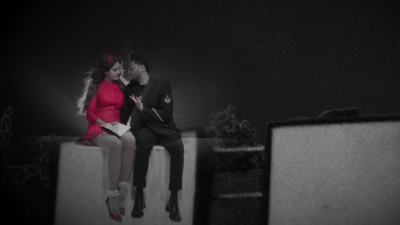Lana Del Rey e The Weeknd em cena do vídeo da faixa-título do quinto álbum da cantora, “Lust For Life”