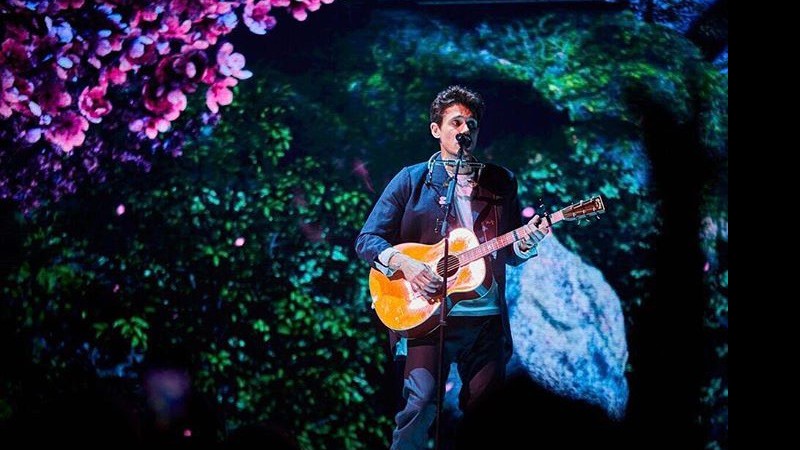 John Mayer em apresentação em Chicago, nos Estados Unidos. 
