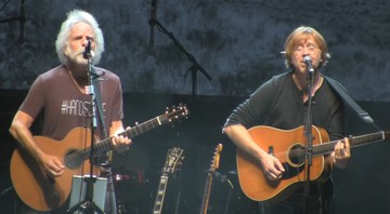 Bob Weir, do Grateful Dead, e Trey Anastasio, do Phish, em vídeo de show na Flórida, Estados Unidos - Reprodução/Vídeo