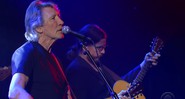 Roger Waters durante performance no programa norte-americano <i>The Late Show</i> - Reprodução/Vídeo