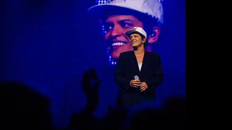 O cantor Bruno Mars