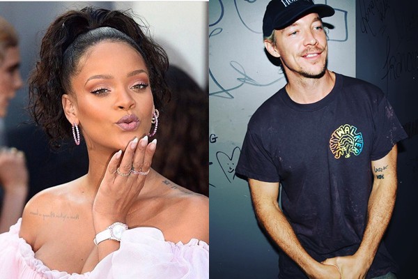 Rihanna e Diplo - Reprodução/Instagram