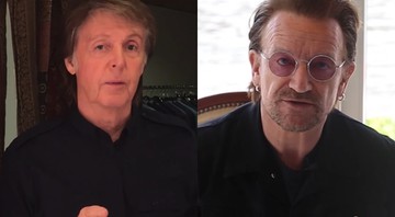 Paul McCartney e Bono em "Why Are You Inconvenient?" - Reprodução/Vídeo