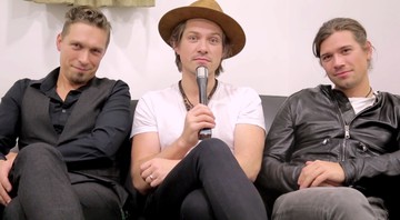 O trio Hanson em entrevista à <i>Rolling Stone Brasil</i> - Reprodução/Vídeo