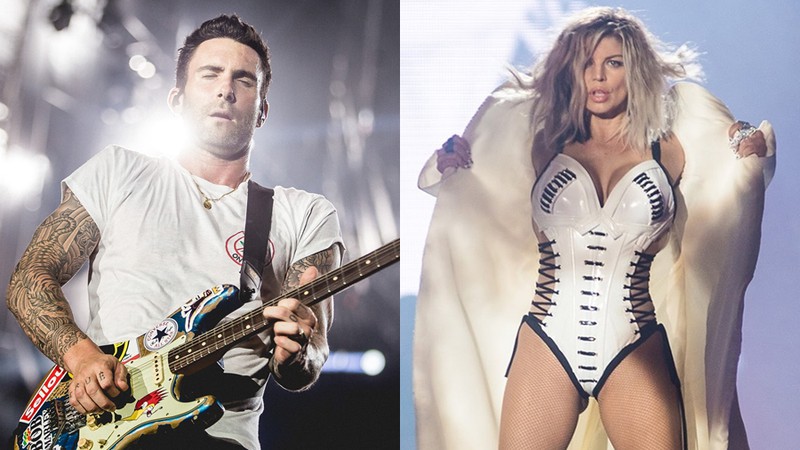 Maroon 5 e Fergie no segundo dia de Rock in Rio 2017