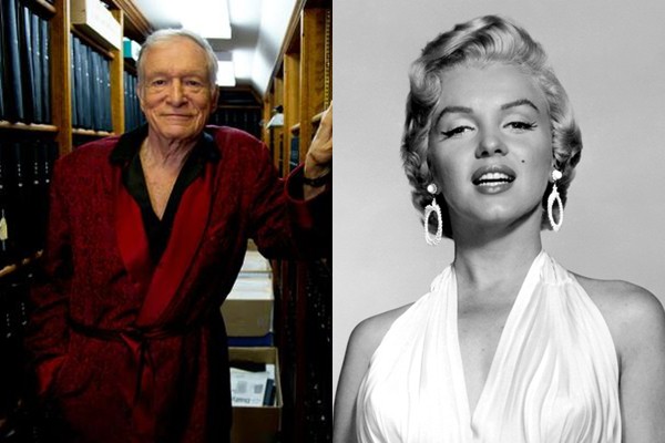 Hugh Hefner e Marilyn Monroe
