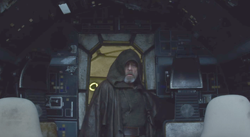 Mark Hamill como Luke Skywalker em cena de Star Wars: Os Últimos Jedi (2017) - Reprodução/Vídeo