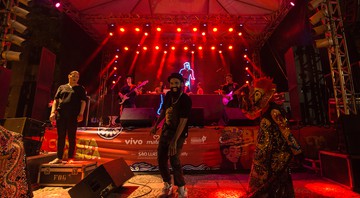 BaianaSystem em performance no Festival BR 135, em São Luís, no Maranhão, em dezembro de 2017 - Laila Razzo