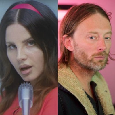 Lana Del Rey e Thom Yorke.