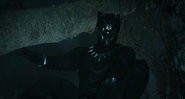 O ator Chadwick Boseman com o uniforme de Pantera Negra - Divulgação