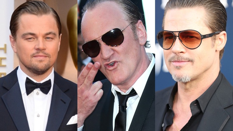 Leonardo DiCaprio, Quentin Tarantino e Brad Pitt