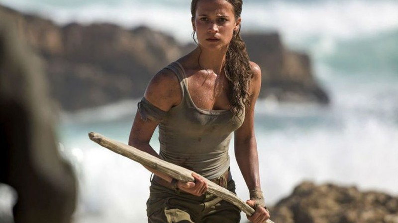Imagem do filme Tomb Raider: A Origem