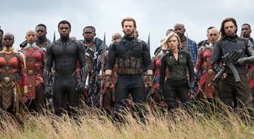 Pantera Negra comanda exército de Wakanda ao lado de Capitão América, Viúva Negra e Bucky Barnes em novo trailer de <i>Vingadores: Guerra Infinta</i> - Marvel/Reprodução