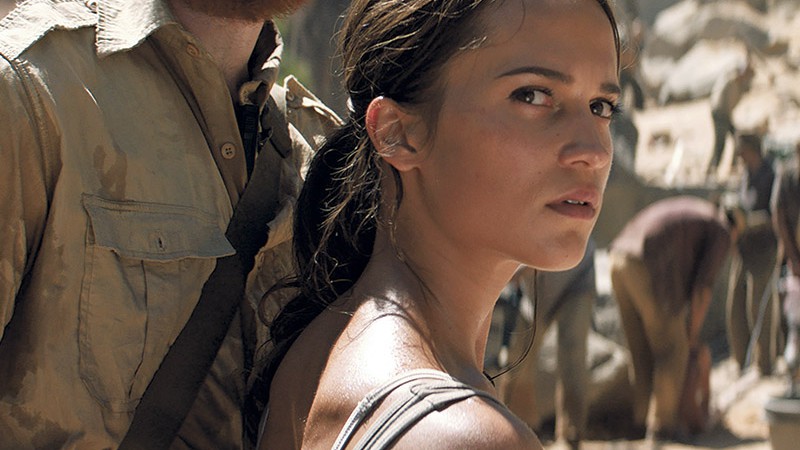 Cara Nova
Alicia como Lara Croft.
