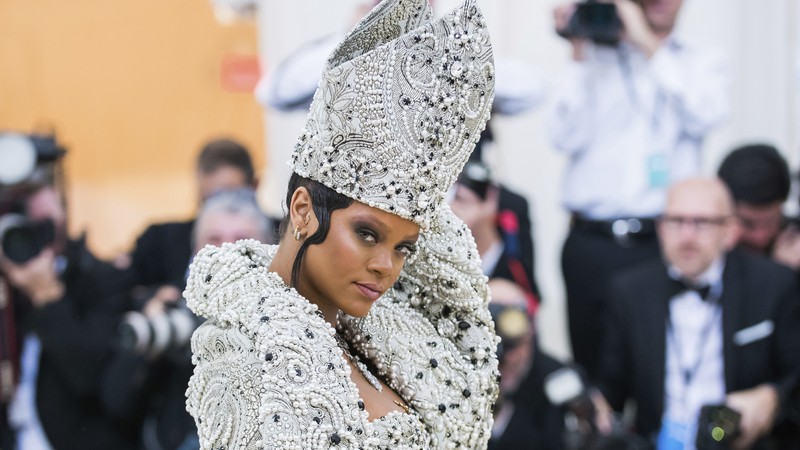 Rihanna no evento Met Gala 2018