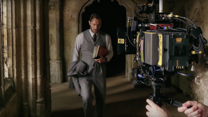 Jude Law nas filmagens de Animais Fantásticos: Os Crimes de Grindelwald