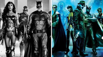 Liga da Justiça de Zack Snyder (Foto: Divulgação/HBO Max) e Watchmen (Foto: Divulgação/Warner Bros.)