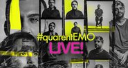 Live #QuarentEmo, da banda Fresno (Foto: Youtube / Reprodução)