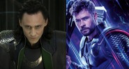 Loki e Thor (Foto 1: Reprodução/ Foto 2: Divulgação)
