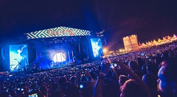 Imagem do palco principal do Lollapalooza 2018 (Foto: Marcelo Paixão/T4F)