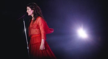 A cantora Lorde, em ação no Popload Festival (Foto: Fabricio Vianna / Divulgação)