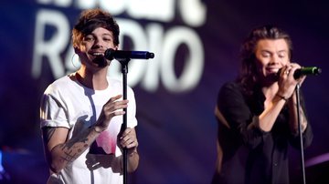 Louis Tomlinson e Harry Styles (Foto: Cooper Neill/Getty Images for iHeartMedia)