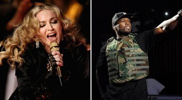 Madonna (Foto: Ezra Shaw/Getty Images) | 50 Cent (Foto: AP)