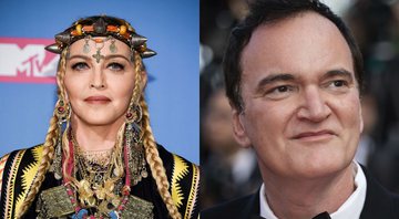 None - Madonna (Foto: Evan Agostini/Invision/AP)  e Quentin Tarantino (Foto: Vianney Le Caer / Invision AP)