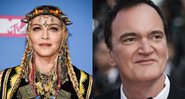 Madonna (Foto: Evan Agostini/Invision/AP)  e Quentin Tarantino (Foto: Vianney Le Caer / Invision AP)
