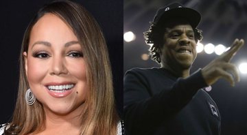 None - Mariah Carey (Foto: Jamie McCarthy / Getty Images) / O rapper Jay-Z (Foto: Ben Margot / AP)